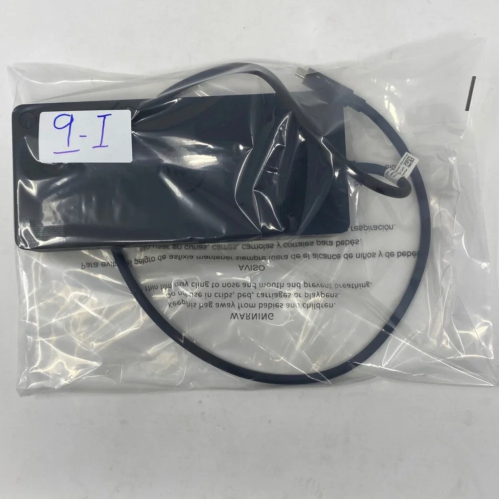 Dell WD19TBS Thunderbolt Docking Station K20A001 Black USB-C Dock No AC Adapter